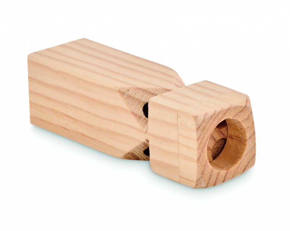 Logo trade promotional gifts picture of: Wooden train whistle